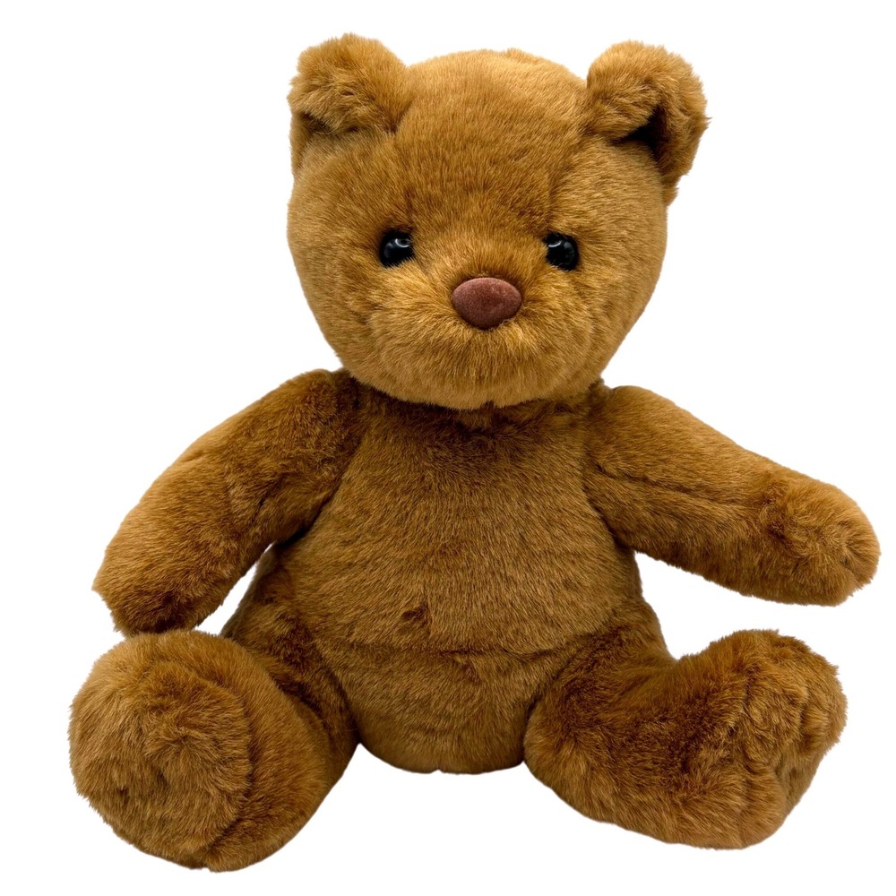 Vtg 1997 Build-A-Bear Workshop Classic Brown Teddy Stuffed 14" First Gen Tag